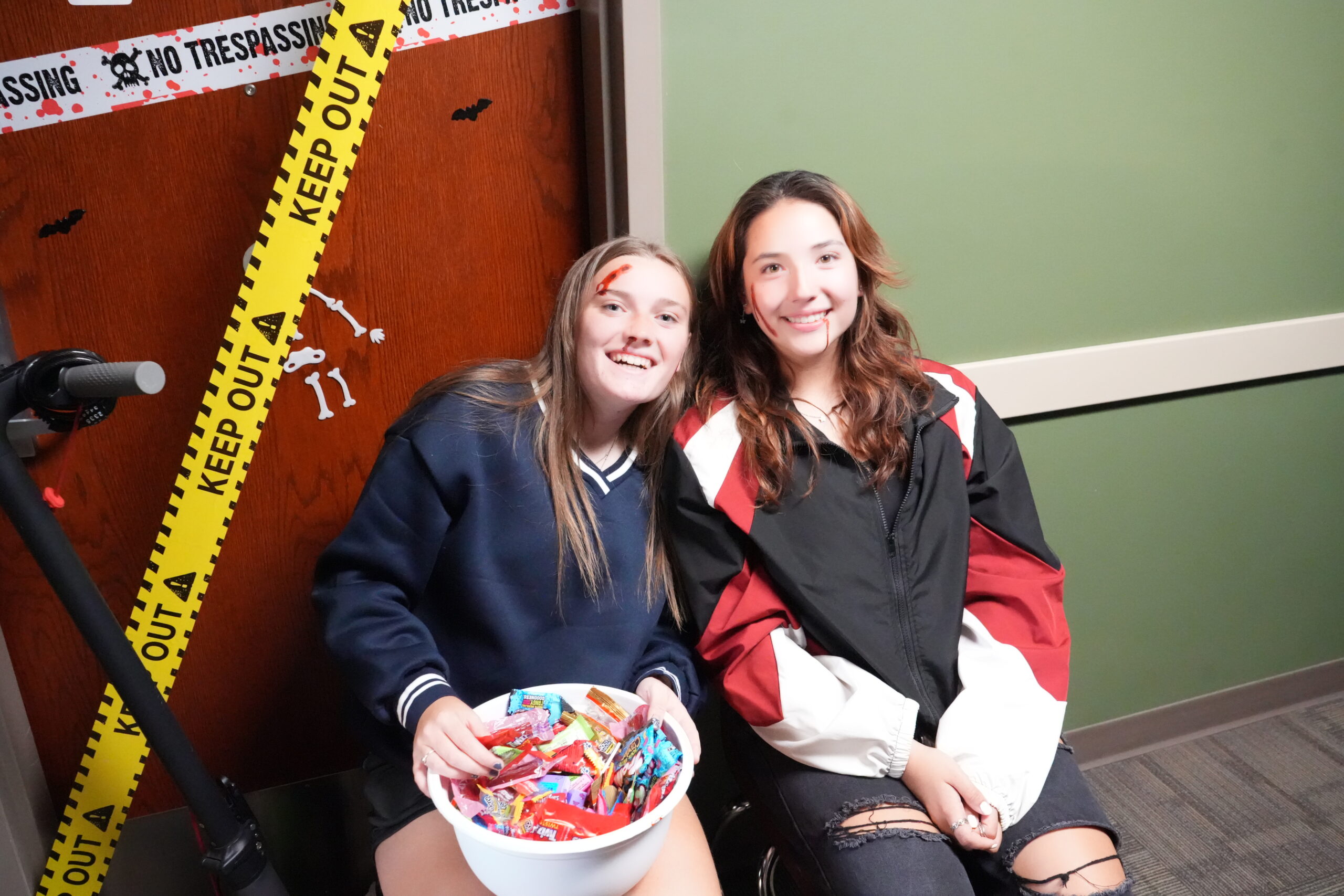 Trick-or-Treat in the Halls