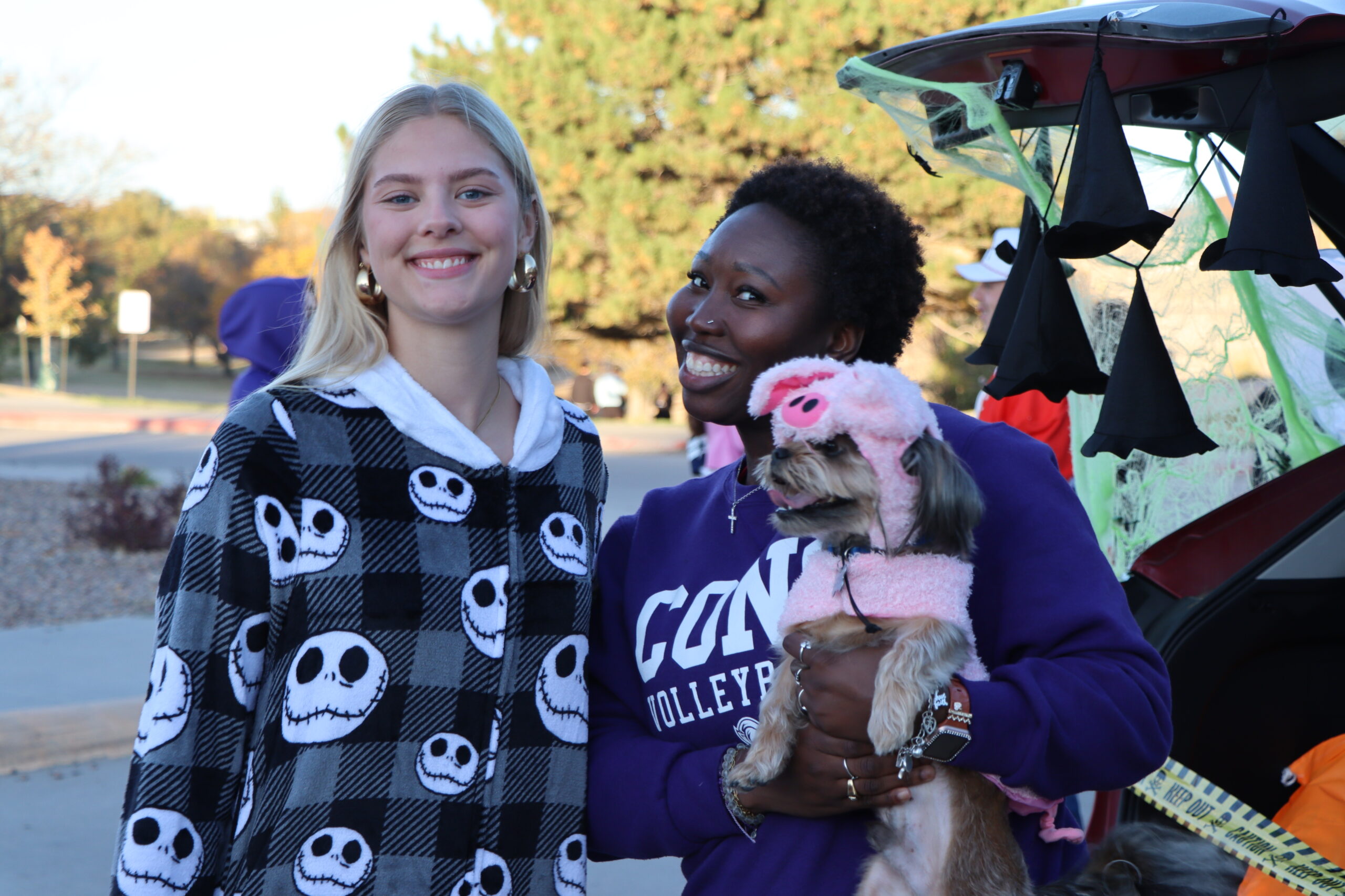 Trick-or-Treat in the Halls