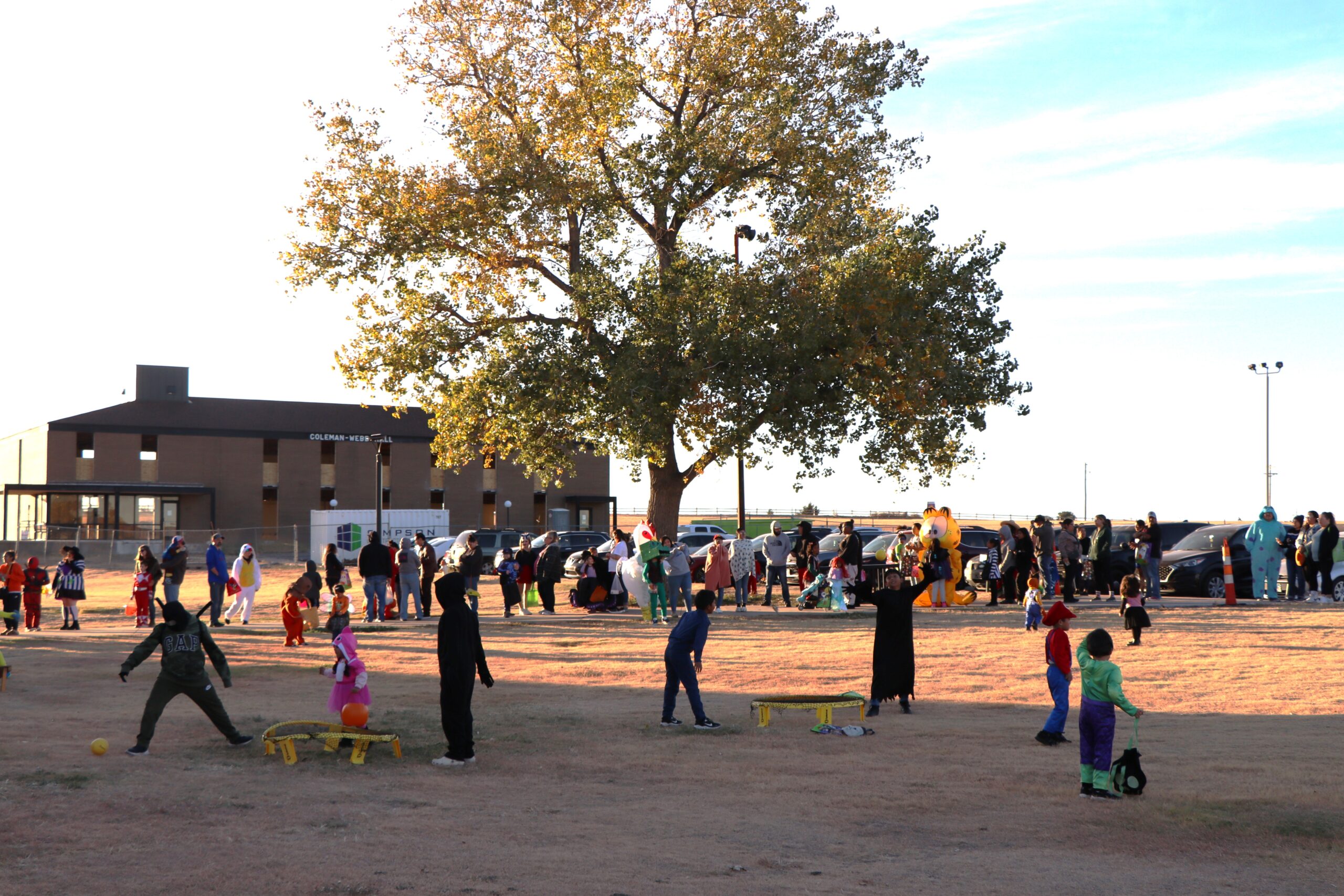 Trick-or-Treat in the Halls