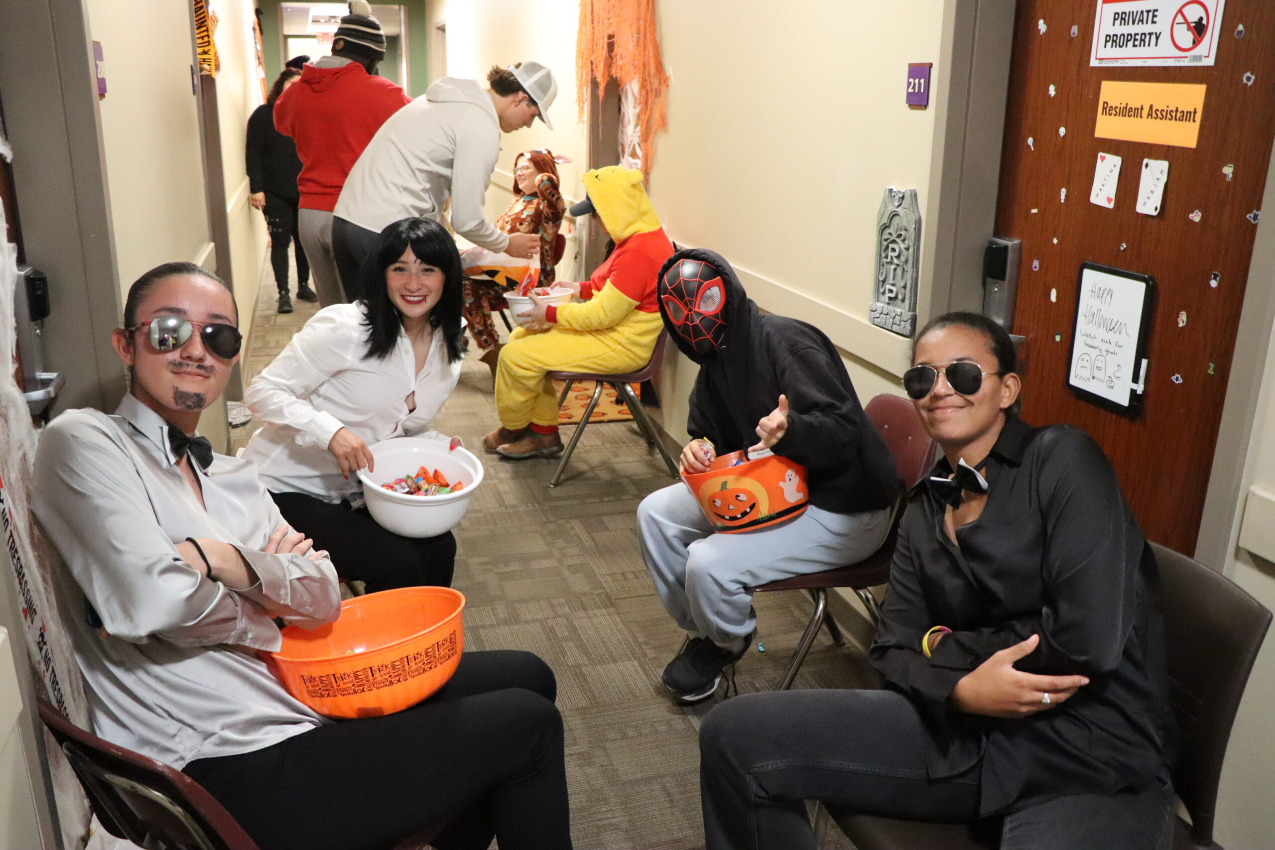 Trick-or-Treat in the Halls