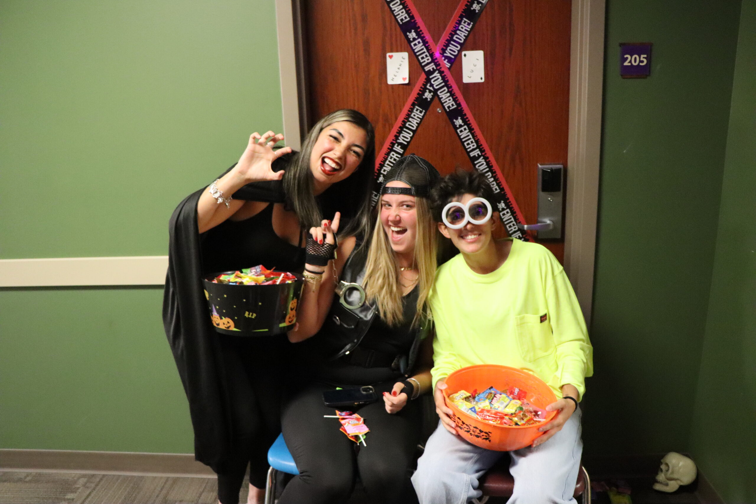 Trick-or-Treat in the Halls