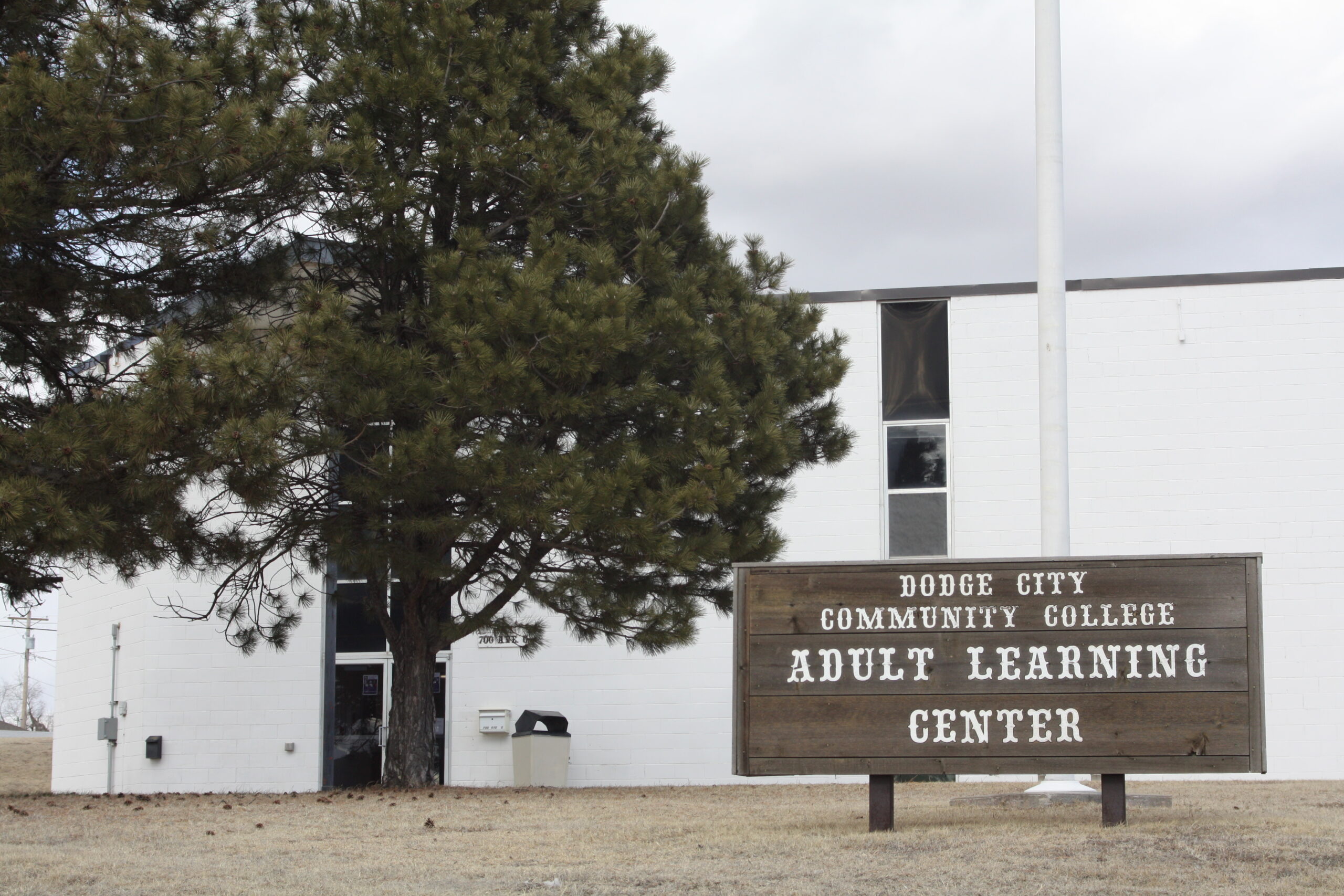 The Dodge City Community College Adult Learning Center is located at 700 Avenue G. Its goal is to provide an opportunity for individuals to acquire lifelong learning skills that empower them to achieve education goals, community integration and employment objectives. [Photo by Lance Ziesch]