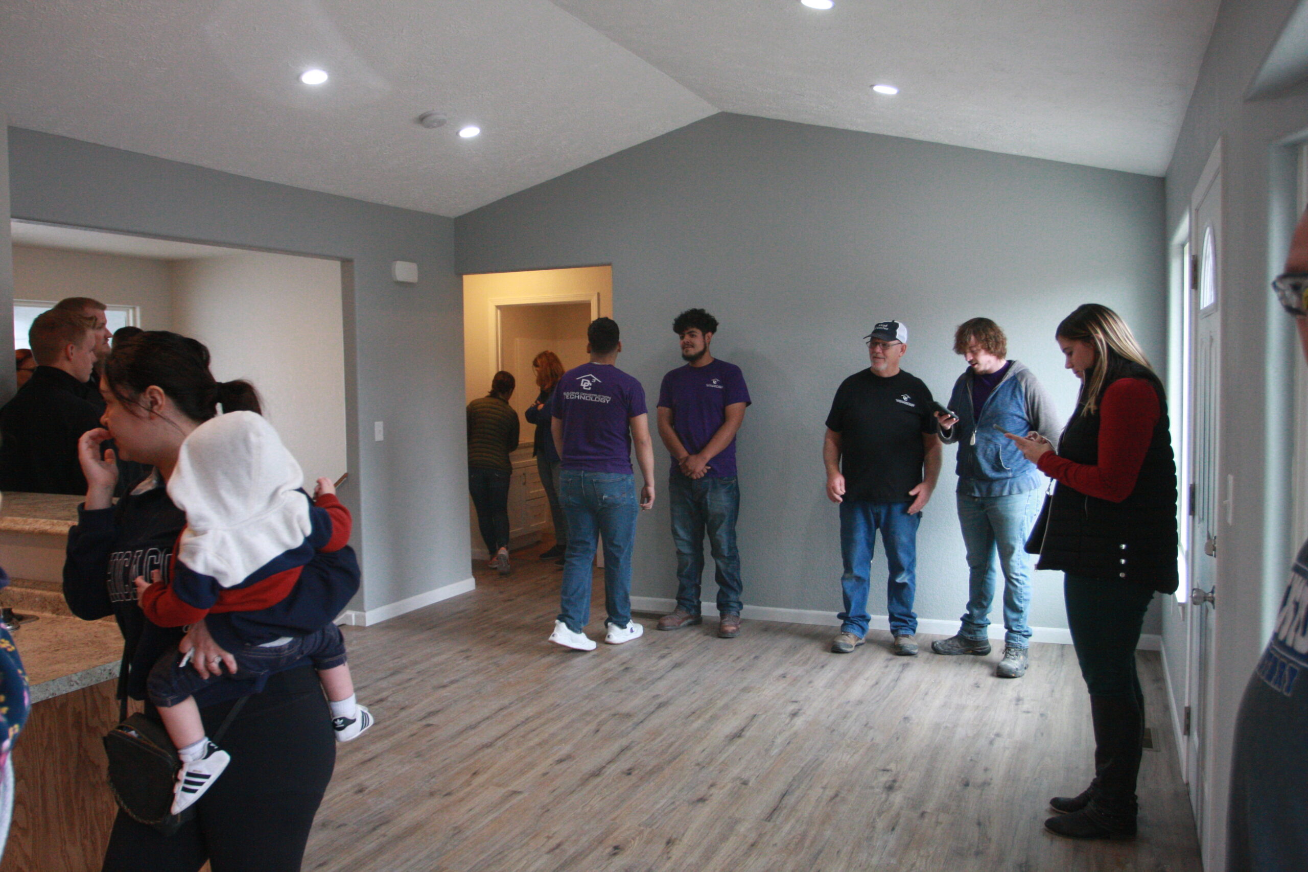 BCT Students give tours during the CHAD open house